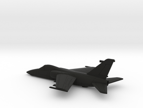 001N AMX 1/144 in flight in Black Smooth Versatile Plastic