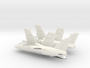 001Q AMX 1/72 - Single and Double seats in White Smooth Versatile Plastic