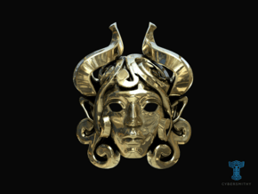 Demonette Pendant in Polished Brass