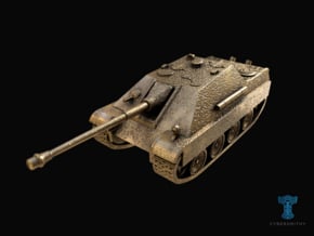 Tank - Jagdpanther - size Large in Natural Brass
