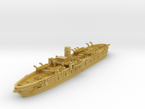 1/1250 HNLMS De Ruyter (1880) in Tan Fine Detail Plastic
