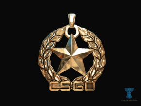 CS:GO - Gold Nova 1 Pendant in 14K Yellow Gold