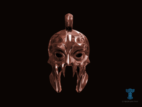DOTA 2 - Morbid Mask Pendant in Polished Bronze