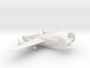 Consolidated B-24J Liberator in White Natural Versatile Plastic: 6mm