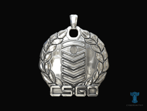 CS:GO - Silver Elite Master Pendant in Polished Silver