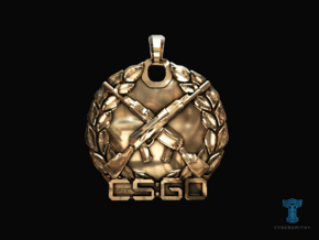 CS:GO - Master Guardian Elite Pendant in 14K Yellow Gold