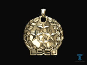 CS:GO - Gold Nova Master Pendant in 14K Yellow Gold