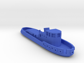 005A 1/350 Tug boat in Blue Smooth Versatile Plastic
