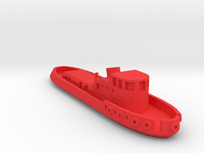 005A 1/350 Tug boat in Red Smooth Versatile Plastic