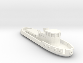 005A 1/350 Tug boat in White Smooth Versatile Plastic