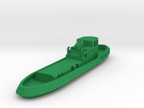 005B 1/350 Tug Boat in Green Smooth Versatile Plastic