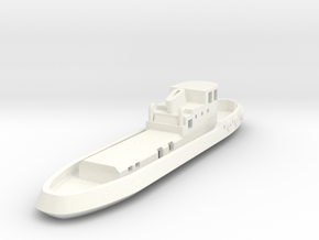 005B 1/350 Tug Boat in White Smooth Versatile Plastic