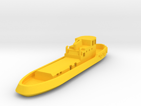 005B 1/350 Tug Boat in Yellow Smooth Versatile Plastic