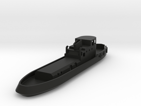 005E Tug Boat 1/220 in Black Smooth Versatile Plastic