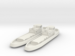 005G Tug boat pair - 1/600 in PA11 (SLS)
