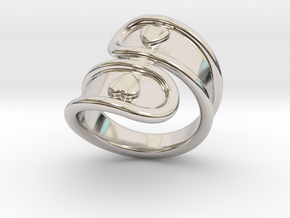 San Valentino Ring 15 - Italian Size 15 in Platinum