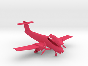 009A IA-58 Pucara 1/144 in Pink Smooth Versatile Plastic