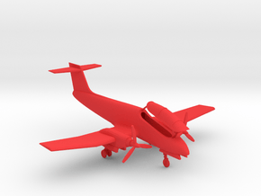009A IA-58 Pucara 1/144 in Red Smooth Versatile Plastic