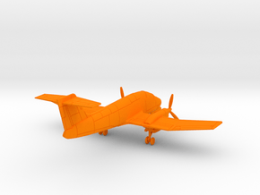 009D IA-58 Pucara 1/200 in Orange Smooth Versatile Plastic