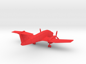 009D IA-58 Pucara 1/200 in Red Smooth Versatile Plastic