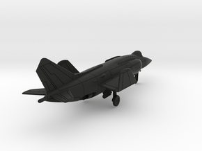 010D Yak-38 1/200 Folded Wings in Black Smooth PA12
