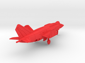 010D Yak-38 1/200 Folded Wings in Red Smooth Versatile Plastic