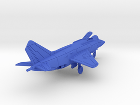 010E Yak-38 1/200 Unfolded Wing in Blue Smooth Versatile Plastic
