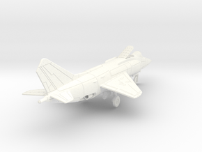 010E Yak-38 1/200 Unfolded Wing in White Smooth Versatile Plastic