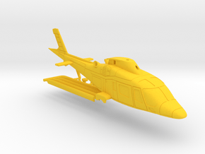 011A Agusta A109 1/144 in Yellow Smooth Versatile Plastic