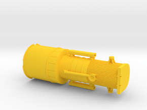 012F Hubble Stowed - 1/288 in Yellow Smooth Versatile Plastic