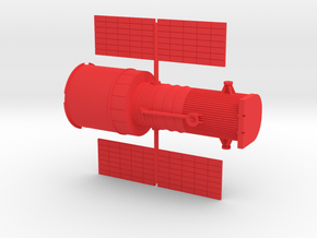 012L Hubble Partially Deployed - 1/200 in Red Smooth Versatile Plastic