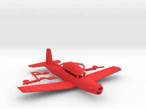 014A Texan II 1/144 in Red Smooth Versatile Plastic