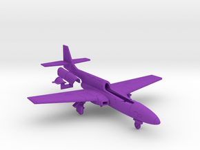 017B PZL TS-11 Iskra on the Ground - 1/144 in Purple Smooth Versatile Plastic