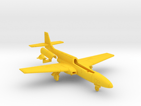 017B PZL TS-11 Iskra on the Ground - 1/144 in Yellow Smooth Versatile Plastic