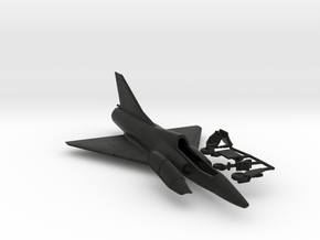 020A Mirage IIID - 1/144  in Black Smooth Versatile Plastic