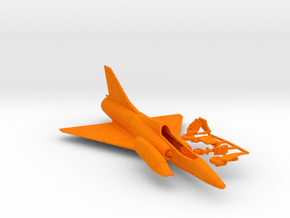 020A Mirage IIID - 1/144  in Orange Smooth Versatile Plastic
