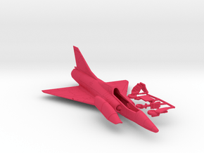 020A Mirage IIID - 1/144  in Pink Smooth Versatile Plastic