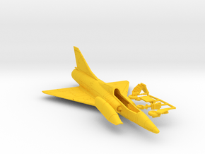 020A Mirage IIID - 1/144  in Yellow Smooth Versatile Plastic
