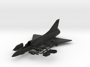 020C Mirage IIIEBR 1/144 in Black Smooth Versatile Plastic