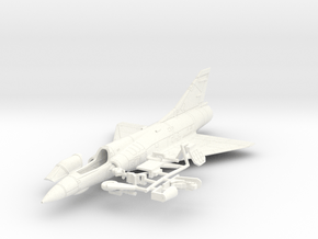 020C Mirage IIIEBR 1/144 in White Smooth Versatile Plastic