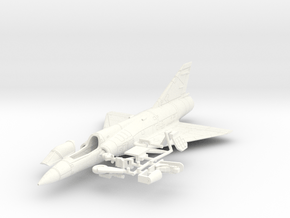 020G Mirage IIIO - 1/144 in White Smooth Versatile Plastic