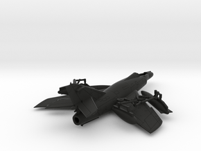 021B Super Etendard 1/144 with Tanks in Black Smooth Versatile Plastic