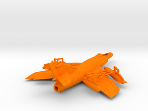 021B Super Etendard 1/144 with Tanks in Orange Smooth Versatile Plastic
