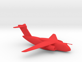022C EMBRAER KC-390 1/700 in Red Smooth Versatile Plastic