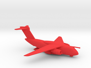 022F KC-390 1/350 WITH OPEN RAMP in Red Smooth Versatile Plastic