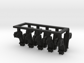 025F Martin-Baker Seats - 1/100 - set of 10 in Black Natural Versatile Plastic
