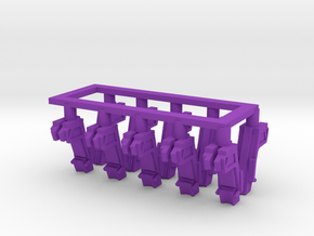 025F Martin-Baker Seats - 1/100 - set of 10 in Purple Smooth Versatile Plastic