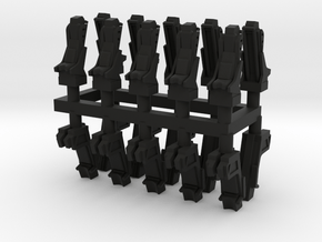 025G Russian and American Ejection Seats 1/100 - 1 in Black Natural Versatile Plastic