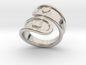 San Valentino Ring 18 - Italian Size 18 in Platinum