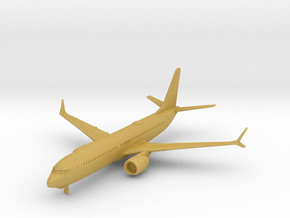 737 MAX 8 in Tan Fine Detail Plastic: 1:700